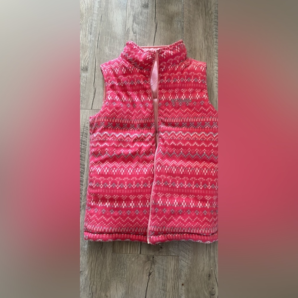 Columbia reversible vest for girls